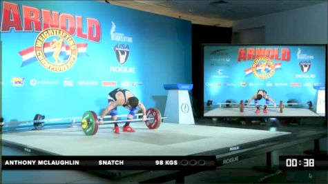 Anthony Mclaughlin Snatch 98 kgs
