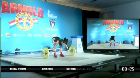 Mira Kwon Snatch 53 kgs