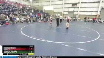 110 lbs Round 3 (4 Team) - Aiden Larson, Oregon vs Colton Hankey, Warriors Of Christ