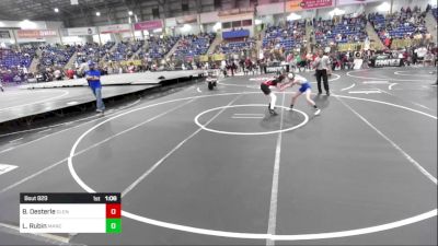 88 lbs Quarterfinal - Brynn Oesterle, Glenwood Springs Middle School vs Lexi Rubin, Mancos Bluejays