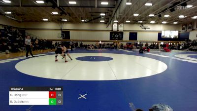 125 lbs Consi Of 4 - Chris Hong, Wesleyan vs Ben DuBois, Roger Williams