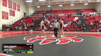 215 lbs 1st Place Match - Teddy Gregory, Stow-Munroe Falls vs Cody Fair, Mass. Washington