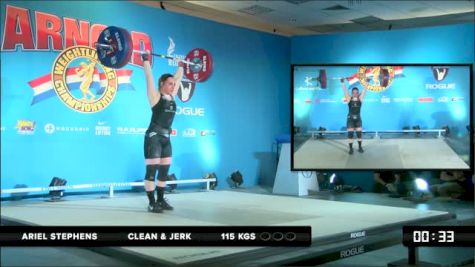 Ariel Stephens CJ 1 115 kgs
