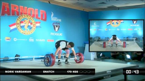 Norik Vardanian Snatch 171 kgs