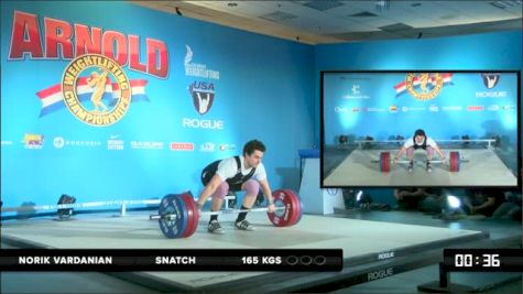 Norik Vardanian Snatch 165 kgs