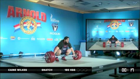 Caine Wilkes Snatch 3 180 kgs