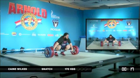 Caine Wilkes Snatch 170 kgs