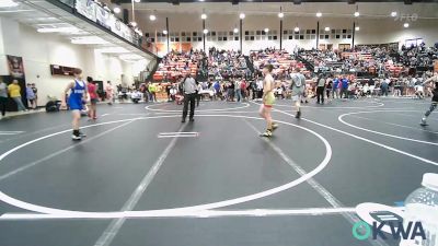 100 lbs Round Of 16 - Gannon Wilson, Team Tulsa Wrestling Club vs Mikey Torrone, Vinita Kids Wrestling