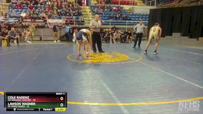 170 lbs Quarterfinals (8 Team) - Lawson Wagner, E2-Fargo Davies vs Cole Radenz, W3-Bismarck Century