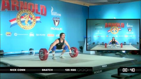 Nick Conn Snatch 125 kgs