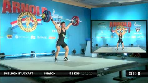 Sheldon Stuckart Snatch 123 kgs