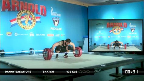 Danny Salvatore Snatch 125 kgs
