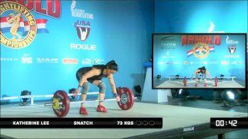 Katherine Lee Snatch 73 kgs