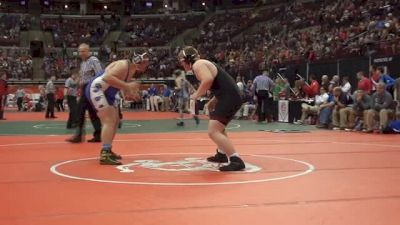 285lbs Round 1 Logan Sadler (Davidson) vs. Kevin Vough (Elyria)