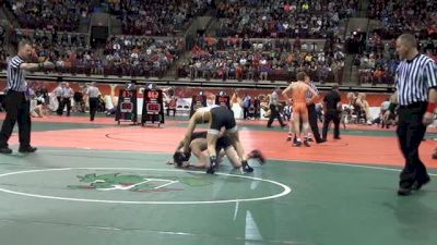 120lbs Semi-finals Alex Mackall (Walsh) vs. Connor Gray (Wadsworth)