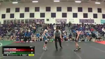 92 lbs Round 3 (6 Team) - Gavin George, Springboro vs Casen Snyder, Washington Courthouse