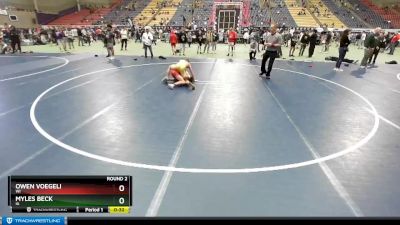 104-112 lbs Round 2 - Owen Voegeli, WI vs Myles Beck, IA