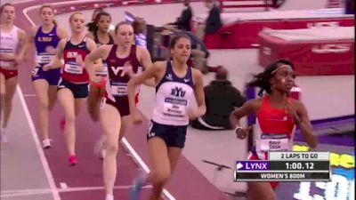 Women's 800 H02 (Goule 2:02.77, NCAA #1)