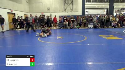 160 lbs R-32 - Devon Magro, Bishop McCort vs Kaleb Viray, Slam Academy-NV