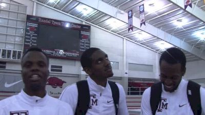 Texas A&M breaks NCAA 4x4 record in 3:02.86