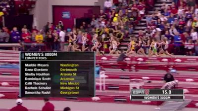 Women's 3k F01 (Scott #4 all-time, clinches Arkansas team title!)