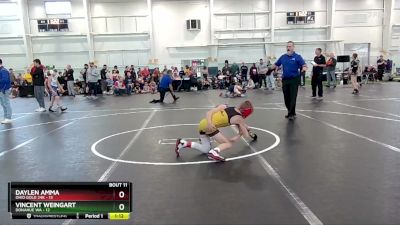 72 lbs Finals (8 Team) - Daylen Amma, Ohio Gold 24K vs Vincent Weingart, Donahue WA