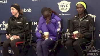 NYC Half Women's Podium Presser