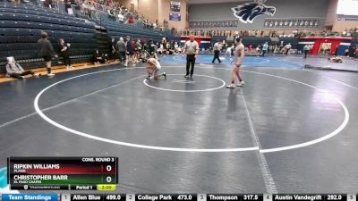 120 lbs Cons. Round 3 - Ripkin Williams, Plano vs Christopher Barr, El Paso Chapin