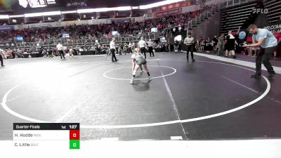 72.3-79.5 lbs Quarterfinal - Hunter Hodde, Mexico Youth Wrestling vs Cha Cha Little, Southern Illinois Bulldog WC