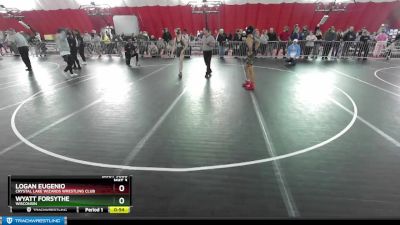 102-107 lbs Round 3 - Logan Eugenio, Crystal Lake Wizards Wrestling Club vs Wyatt Forsythe, Wisconsin