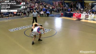 182lbs Match JOSH BAHR (WPIAL Team) vs. XAVIER MONTALVO (Illinois Team)