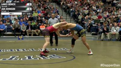 195lbs Match LANCE BENICK (USA Team) vs. JAN JOHNSON (PA Team)