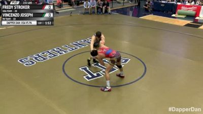 152lbs Match FREDY STROKER (USA Team) vs. VINCENZO JOSEPH (PA Team)