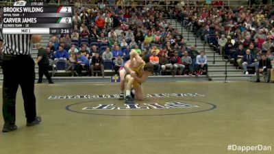 170lbs Match CARVER JAMES (TEAM ILLINOIS) vs. BROOKS WILDING (WPIAL)