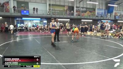 125 lbs Round 3 (3 Team) - Austin Owen, Alabama Elite White vs Ayden Jenkins, Alabama Elite - Blue