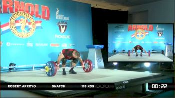 Robert Arroyo Snatch 118 Kgs