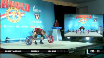 Robert Arroyo Snatch 120 Kgs