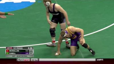 285lbs Quarter-finals Mike McMullan (Northwestern) vs. Blaize Cabell (Northern Iowa)