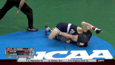 133lbs Quarter-finals Jimmy Gulibon (Penn State) vs. Ryan Taylor (Wisconsin)