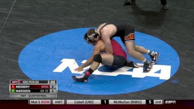 285lbs Quarter-finals Austin Marsden (Oklahoma State) vs. Connor Medbery (Wisconsin)