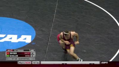 197lbs Quarter-finals Kyle Snyder (Ohio State) vs. Scott Schiller (Minnesota)