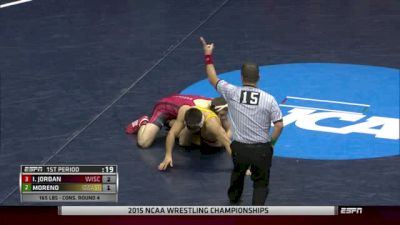 165lbs Consolation Mike Moreno (Iowa State) vs. Isaac Jordan (Wisconsin)