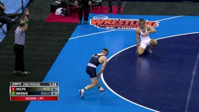 174lbs Finals Matt Brown (Penn State) vs. Tyler Wilps (Pitt)