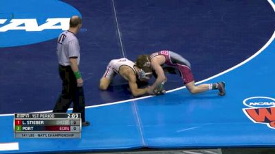 141lbs Final: Mitchell Port (Edinboro) vs Logan Stieber (Ohio State)