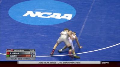 165 c, Bo Jordan, Ohio State  vs Nick Sulzer, Virginia