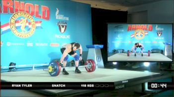 Ryan Tyler Snatch 118 kgs