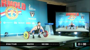 Ryan Tyler Snatch 108 kgs