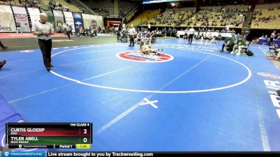 144 Class 4 lbs Quarterfinal - Curtis Glossip, Nixa vs Tyler Abell, Rock Bridge