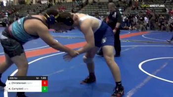 285 lbs Final - Jacob Christensen, Durham Wrestling Club vs Kade Campbell, Dethrone