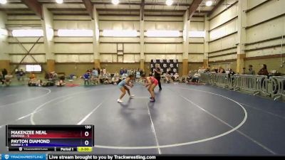 130 lbs Round 2 (6 Team) - Makenzee Neal, Montana vs Payton Diamond, Hawaii 2